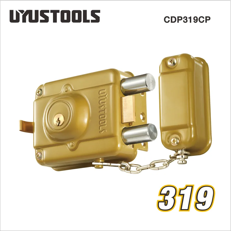 Serrure en applique blindée 3 tours CDP319CP