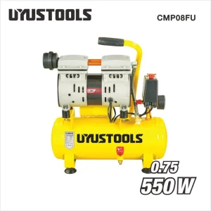 Compresseur d'air sans huile 8 L