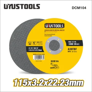 Disque à tronçonner métal 115 mm