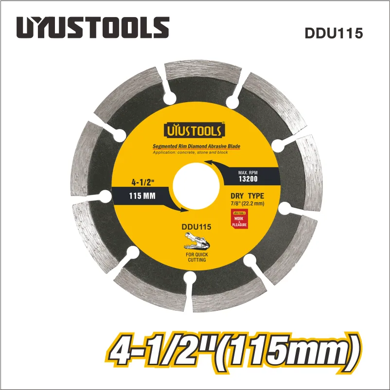 Disque diamant à sec 115 mm DDU115