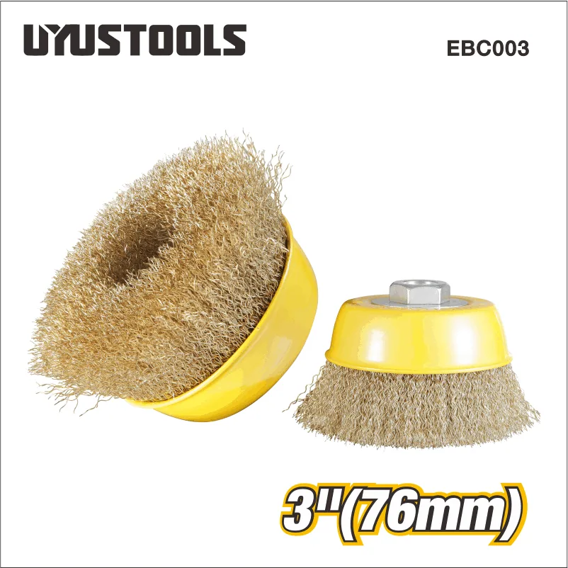 Brosse boisseau métallique 76 mm EBC003