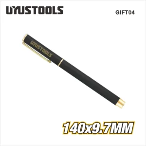 Stylo en acier et cuivre, recharge noire 0,7 mm