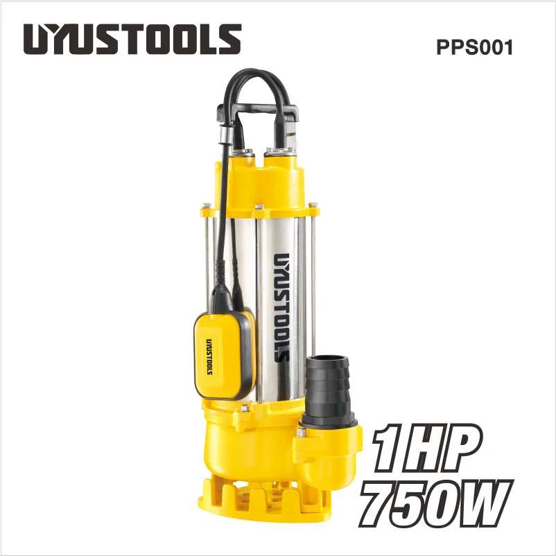 Pompe submersible eaux usées 750 W PPS001