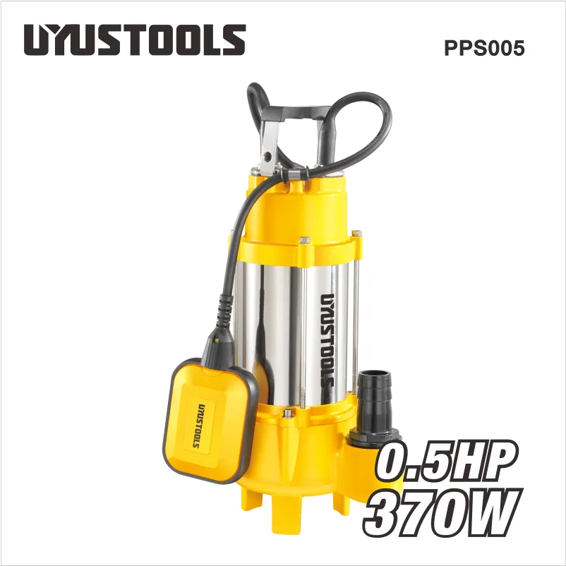 Pompe submersible eaux usées 370 W PPS005