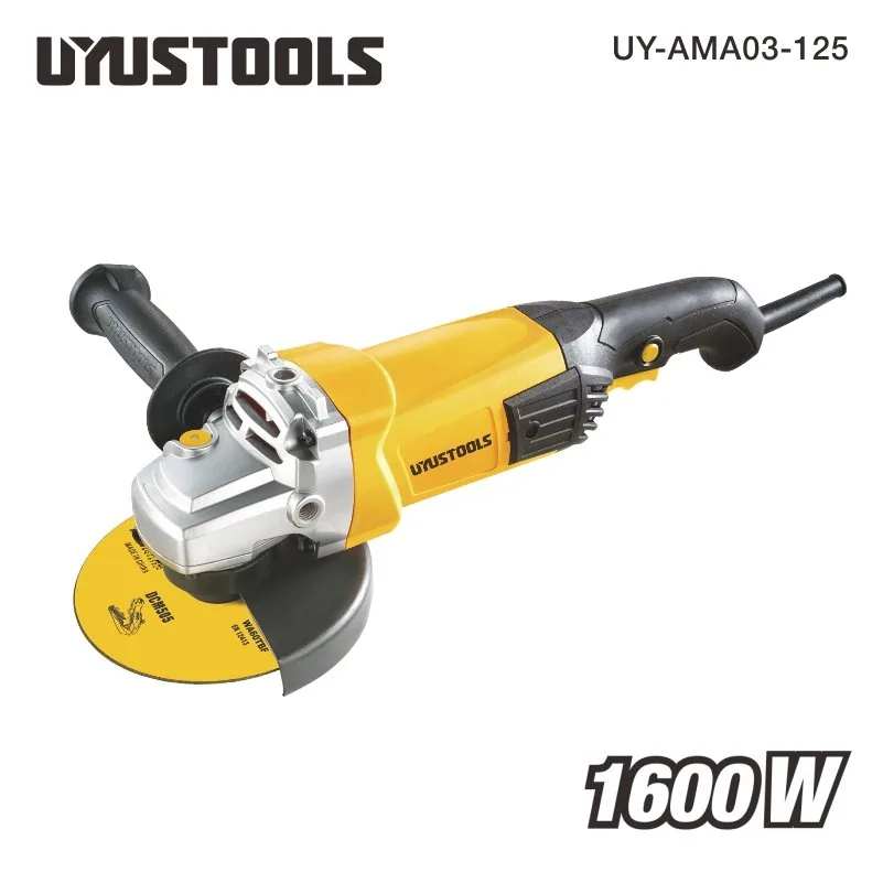 Meuleuse d'angle 125 mm, 1 600 W UY-AMA03-125