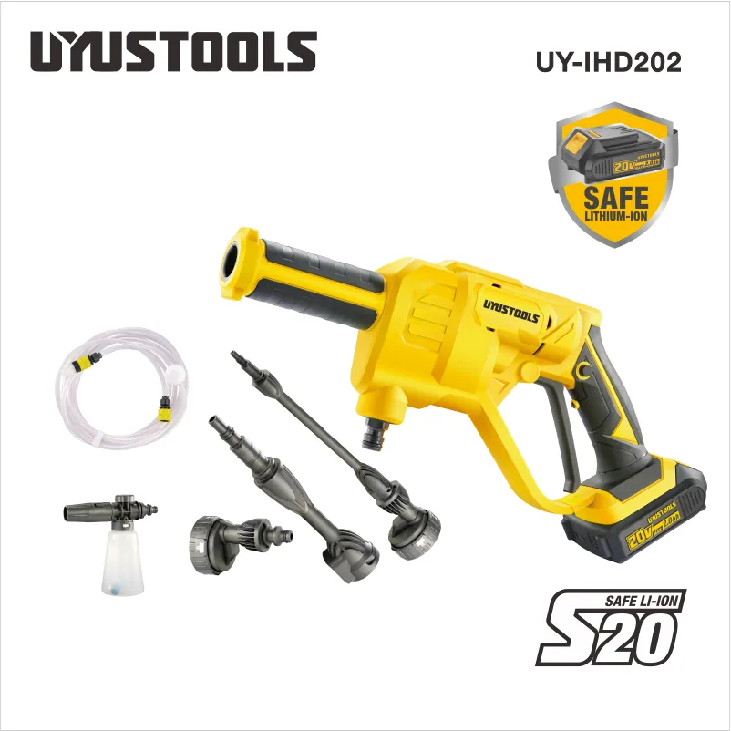 Nettoyeur haute pression sans fil 20 V pour voiture UY-IHD202