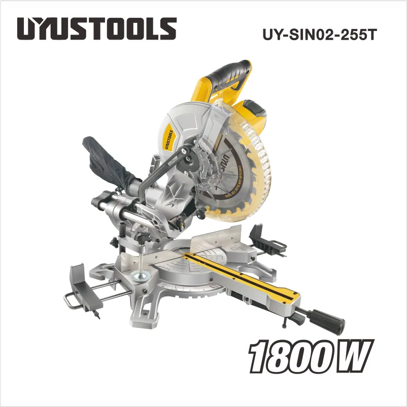 Scie à onglet 1 800 W, lame 10″ UY-SIN02-255T