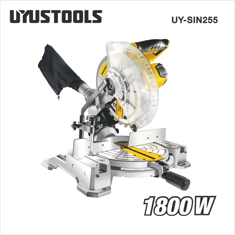 Scie à onglet 1 800 W, lame 10″ UY-SIN255